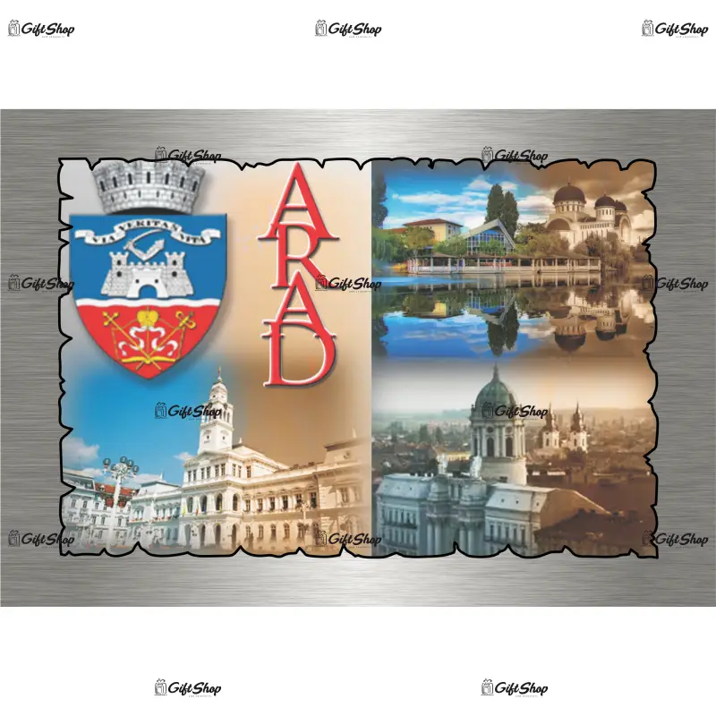 Arad, romania, magnet frigider mgs006